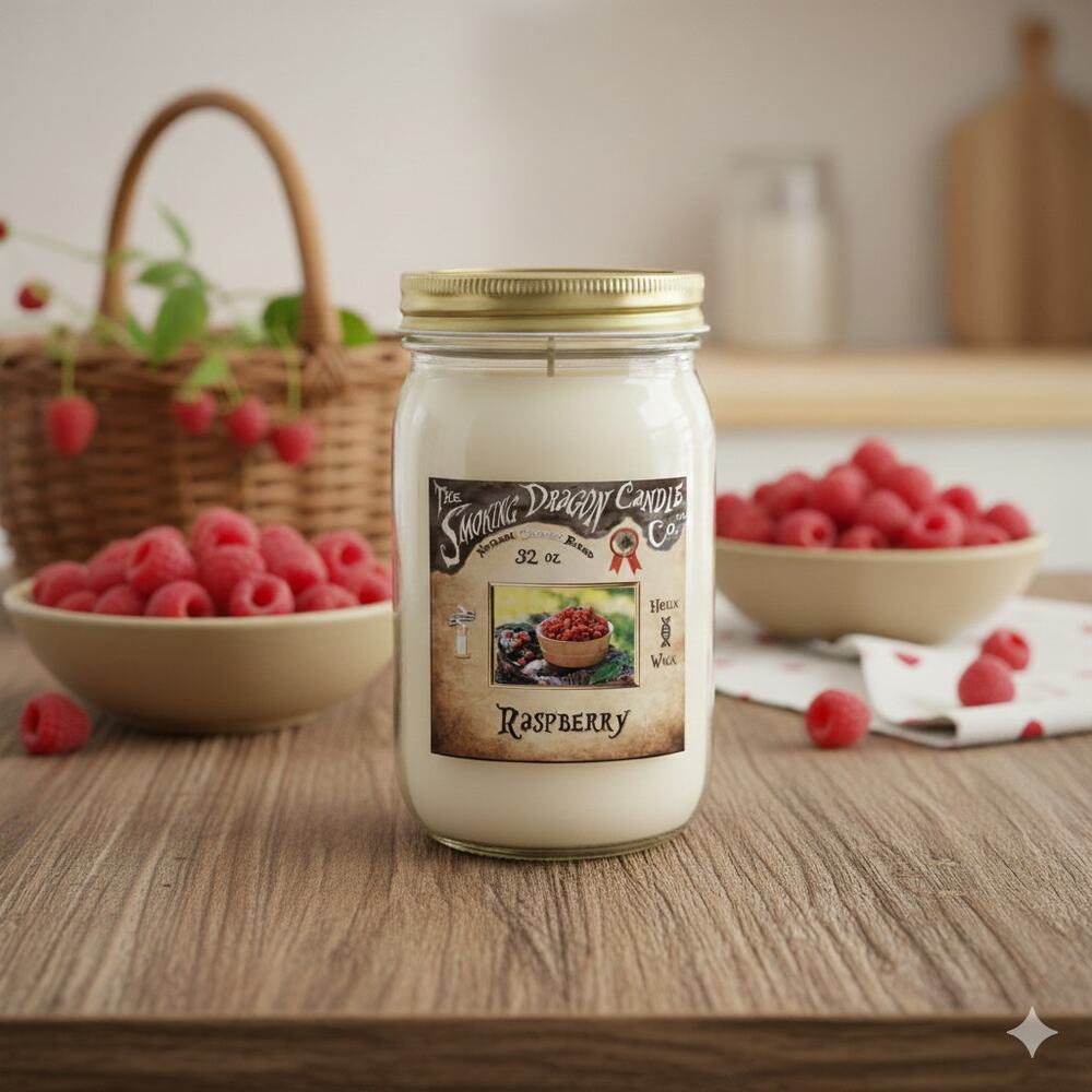 Raspberry - 32 oz Coconut Wax Candle